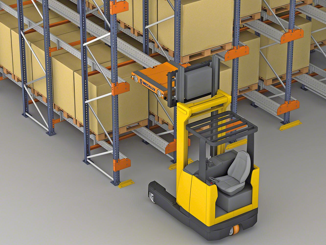 Pallet Shuttle | Pallet Mole - Interlake Mecalux