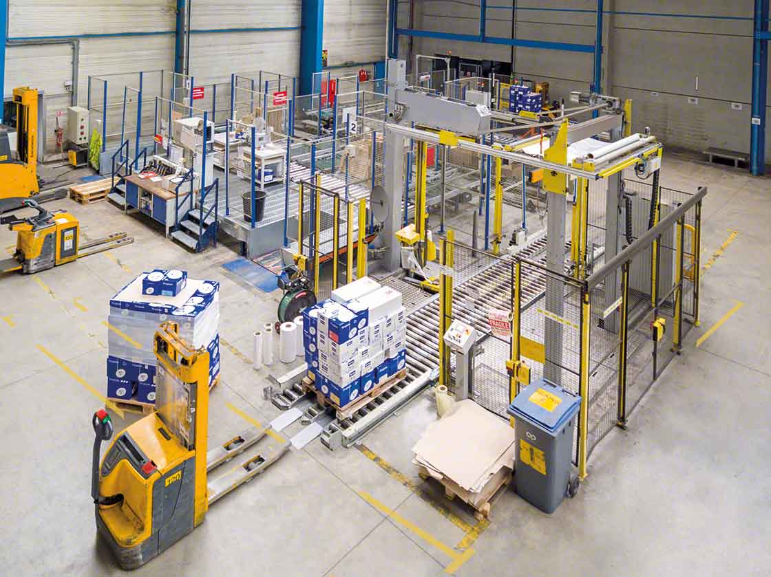 Example of automated warehouse: Clairefontaine