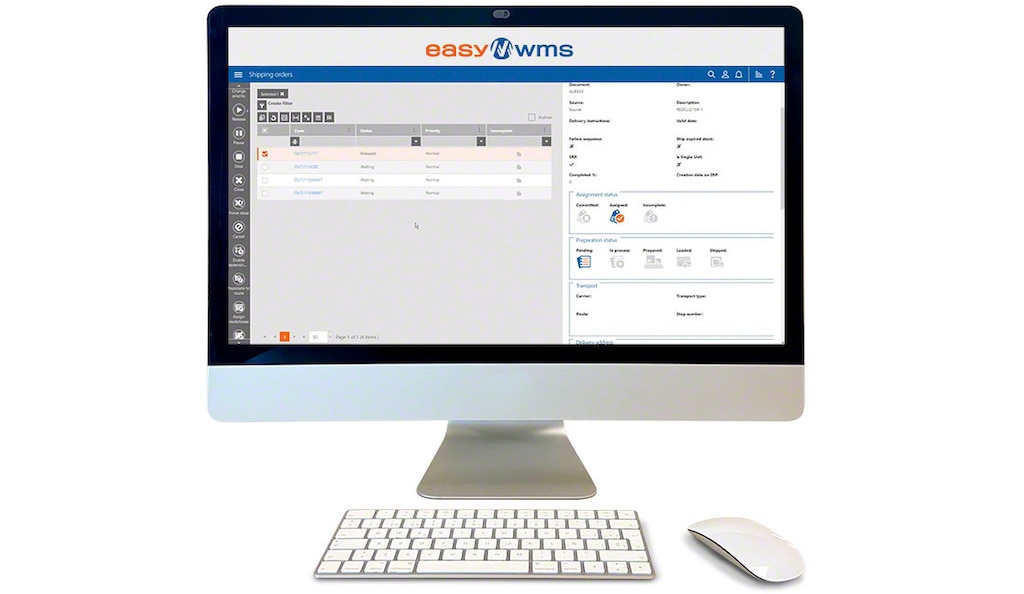 A cloud-based warehouse management system such as Easy WMS facilitates operations like order picking and dispatch