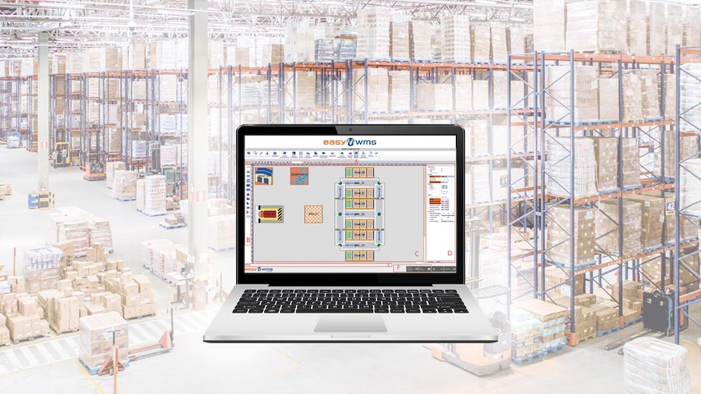 Easy WMS from Interlake Mecalux features tools such as Easy Builder and Easy Assistant to implement digital twin technology