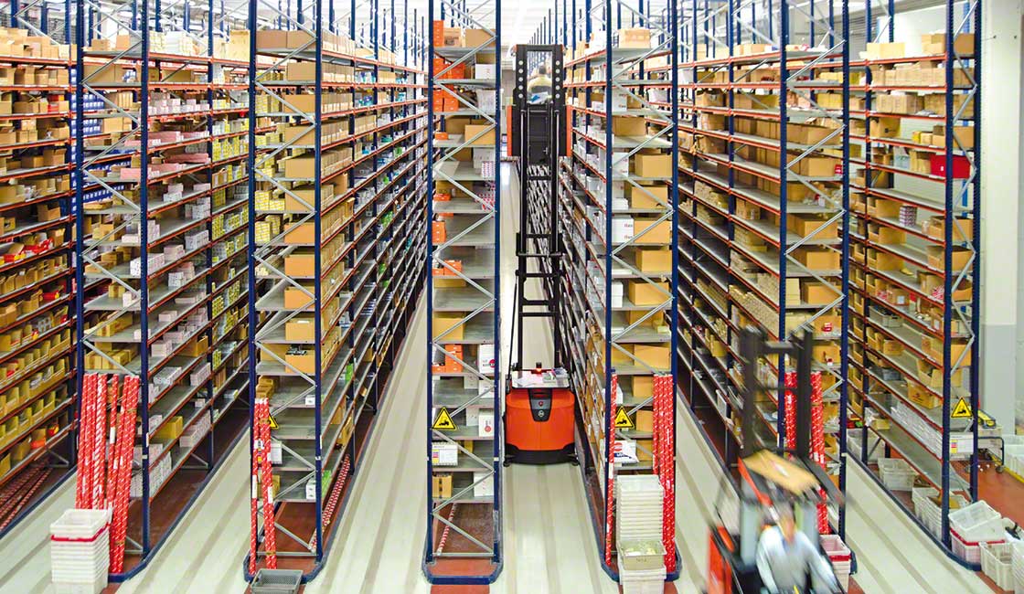Order pickers enable operators to access goods on the upper levels of the racks