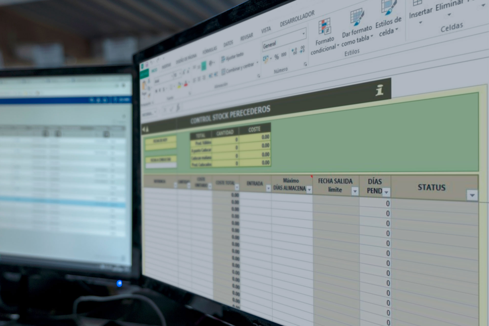 許多公司使用Excel電子表格來了解倉庫中的庫存情況