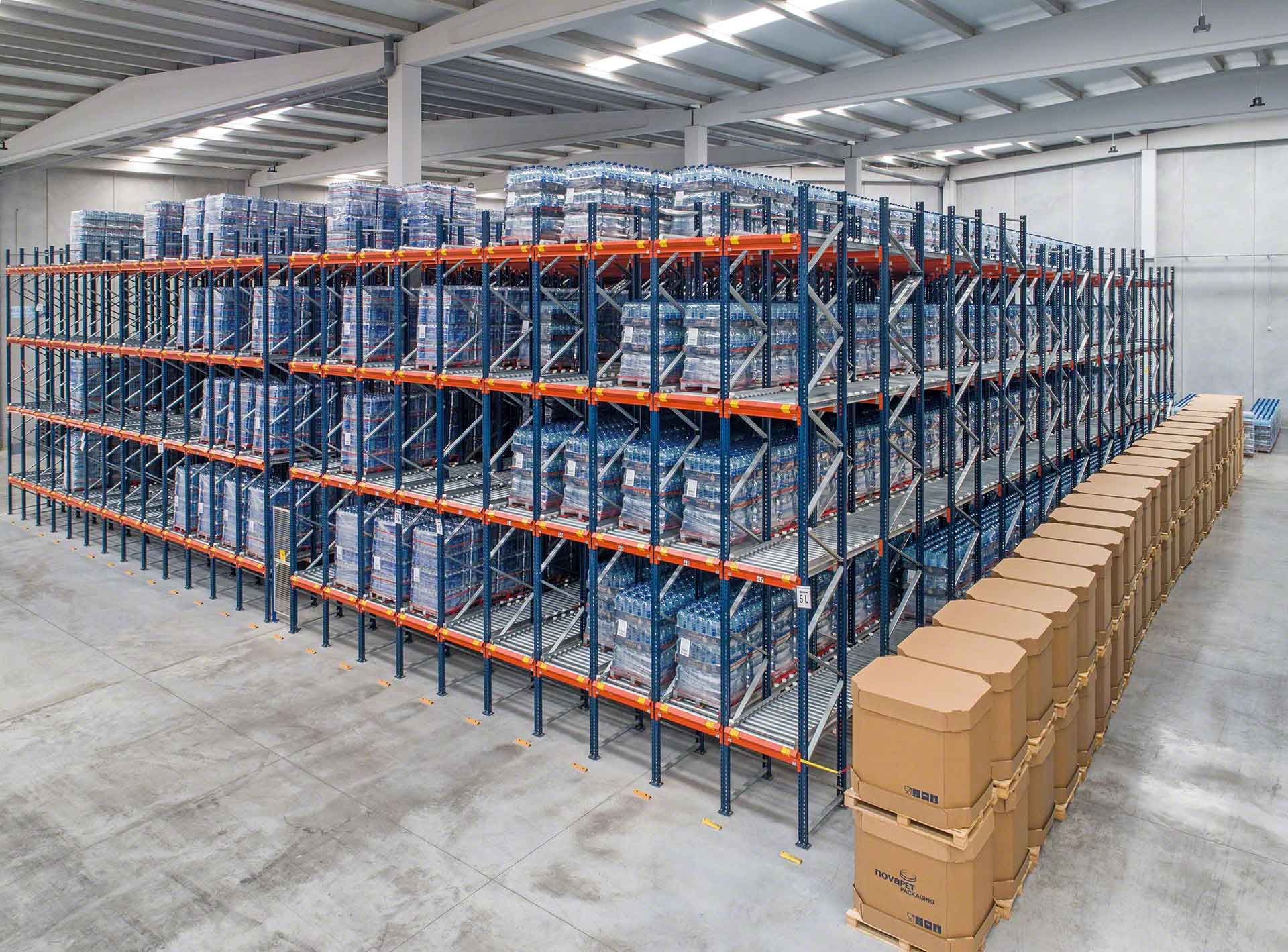 Flow racking systems: types and characteristics