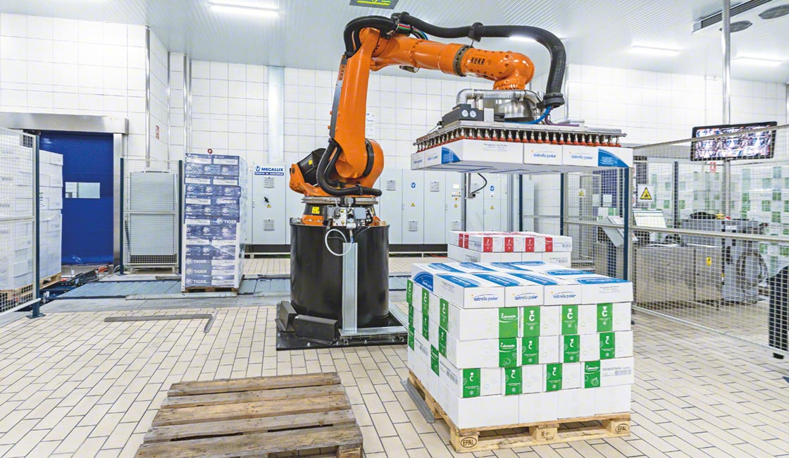 Anthropomorphic robot technology speeds up the fulfillment of orders containing heavy goods