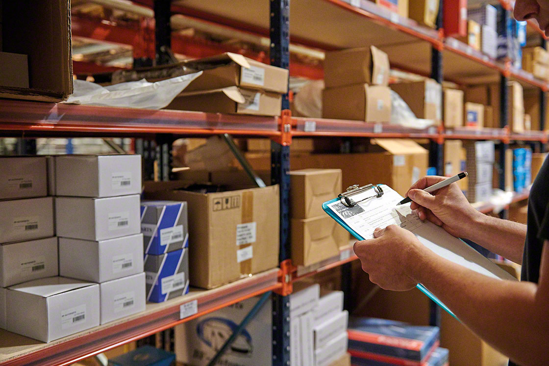 Inventory management is based on accounting for all items in stock in the warehouse