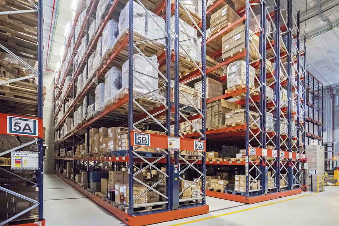 Movirack mobile racks provide direct access while optimizing storage space