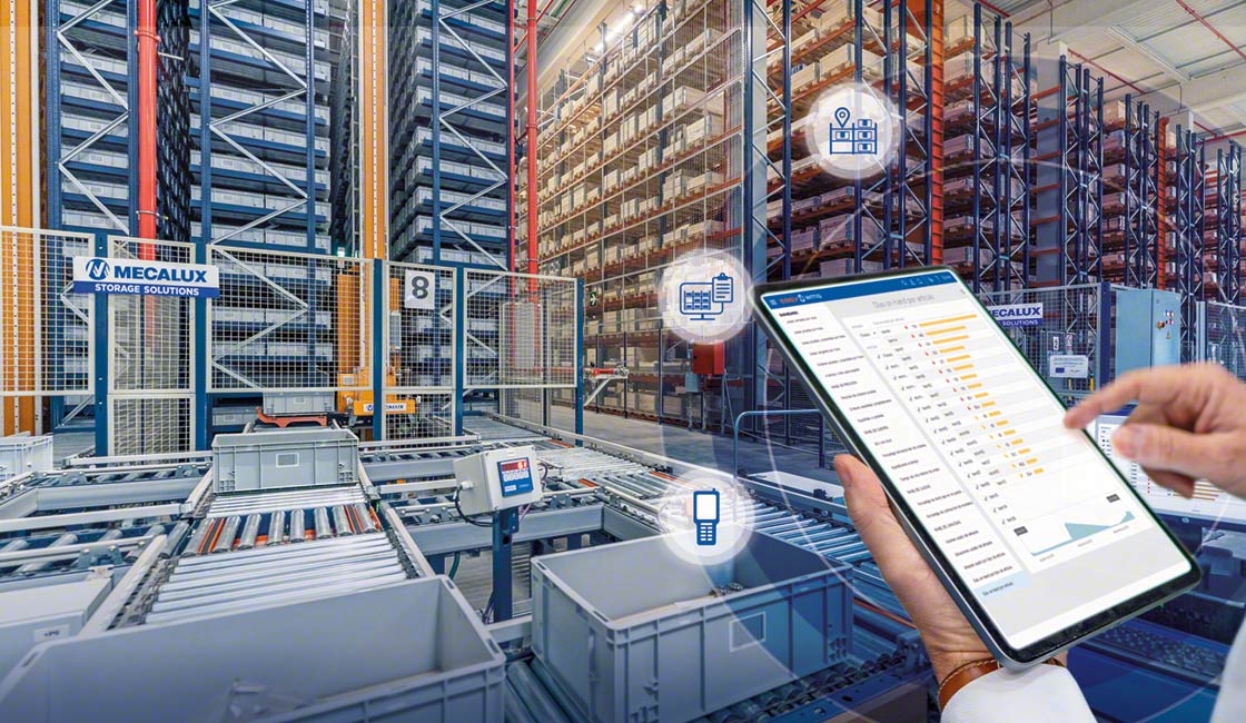 Warehouse management software such as Easy WMS from Interlake Mecalux provides maximum control over inventory