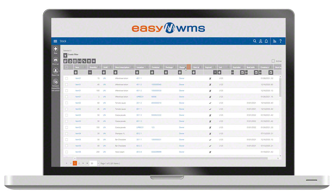 诸如Easy WMS之类的WMS有助于产品存储，并将与库存过剩相关的成本降至最低