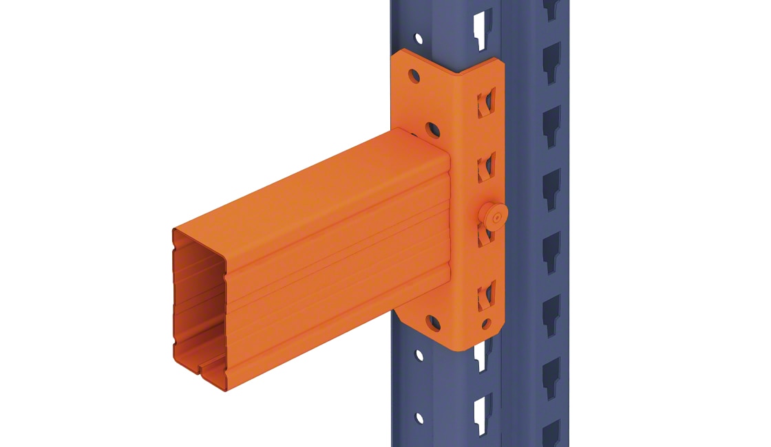 锁紧装置阻止横梁与柱子分离
