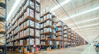 Warehouse pallet rack components and parts names