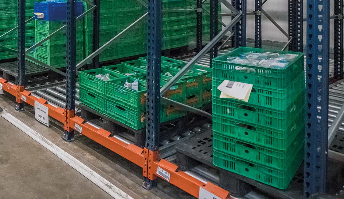Plastic pallets weigh less than wooden ones
