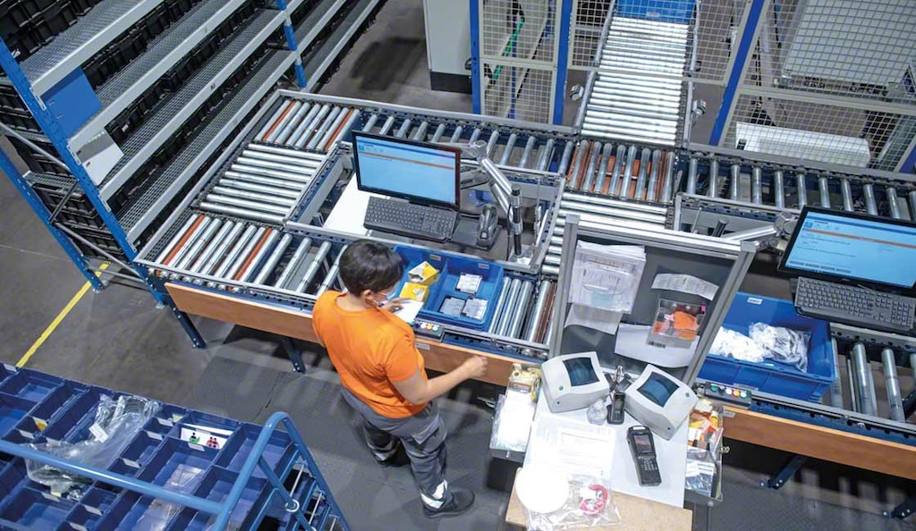 Retail warehouse automation facilitates order fulfillment