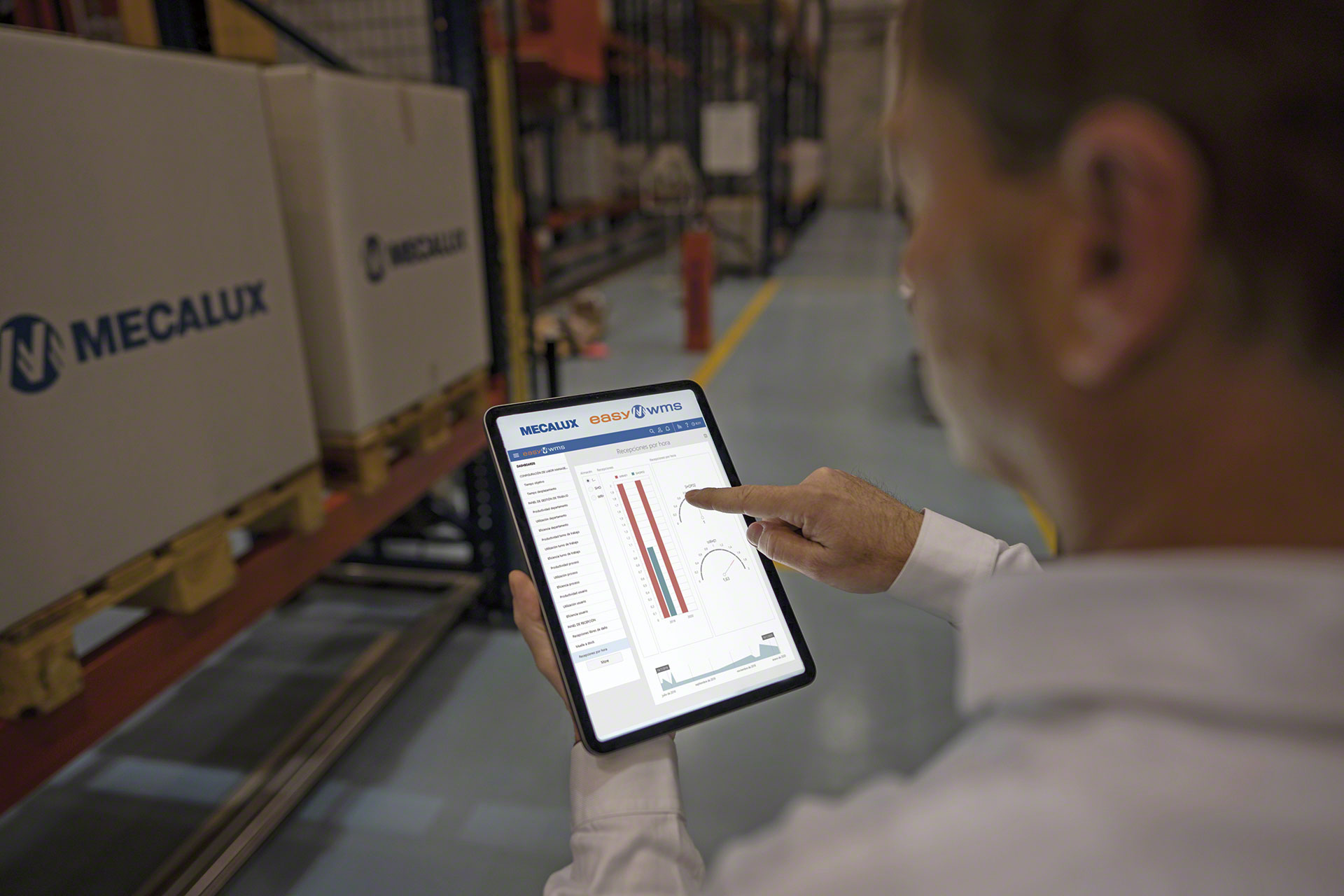 The smart supply chain incorporates big data to analyze the throughput of warehouse operations in real time The smart supply chain incorporates big data to analyze the throughput of warehouse operations in real time