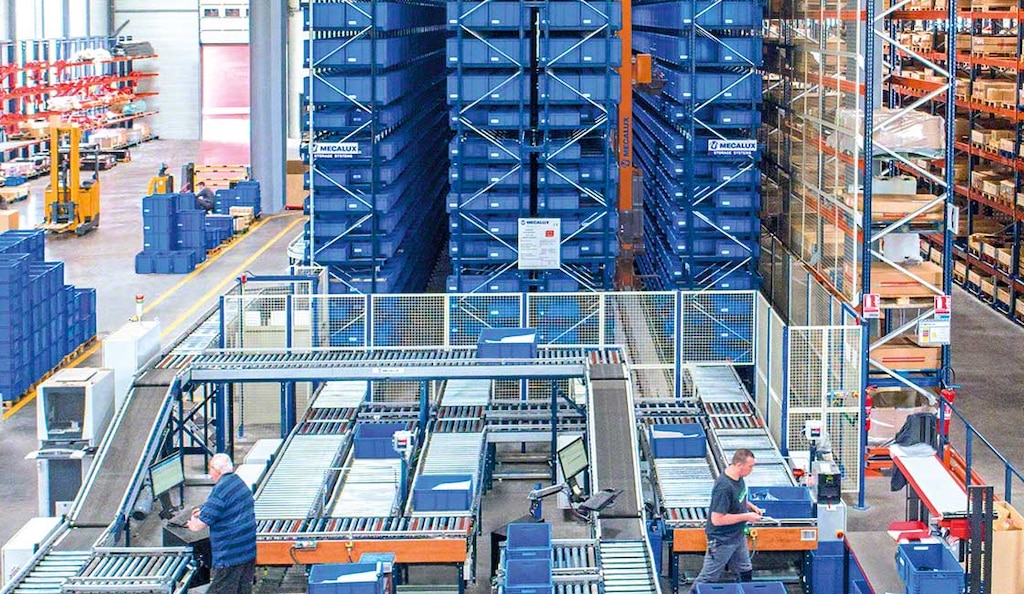 Warehouses operating under supply chain as a service are usually outfitted with automated storage systems