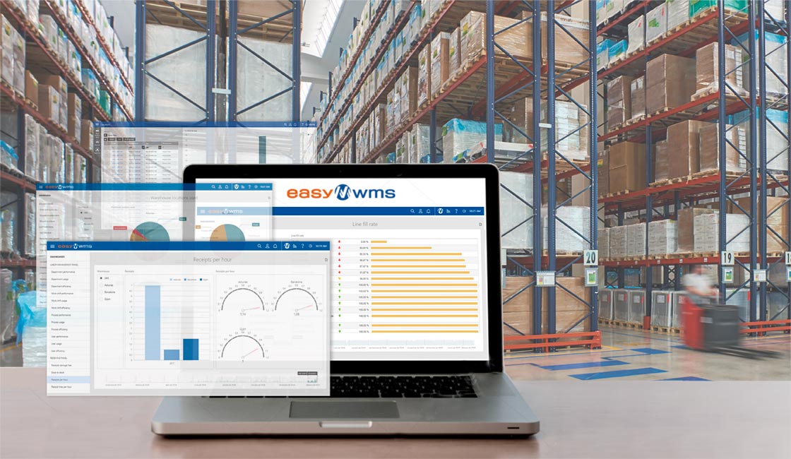 The advanced Supply Chain Analytics module facilitates the collection of all the data generated in the warehouse