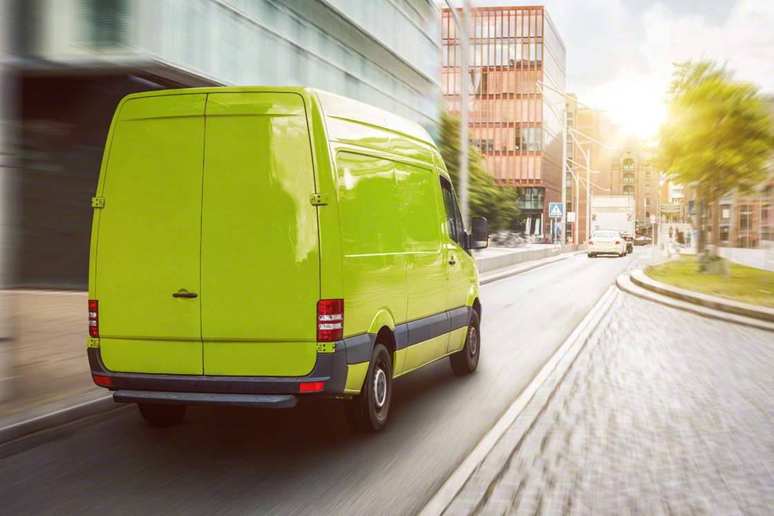 Delivering thousands of packages to their final destination requires heavy truck and van traffic