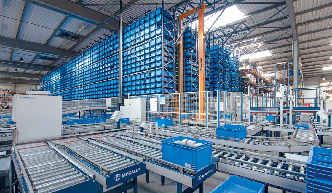 Automation significantly boosts productivity and optimizes resources in a sustainable warehouse