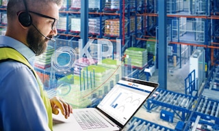 Warehouse KPIs are metrics used to measure and control the efficiency of logistics operations