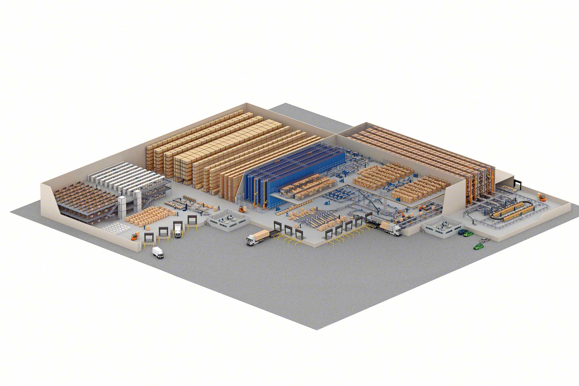 Logistics warehouse layout why choose us Interlake Mecalux