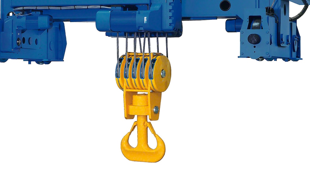 The hoist is the element of the warehouse overhead crane that facilitates the lifting of the goods