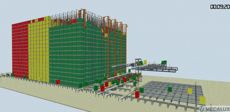 Interlake Mecalux employs Easy M to simulate complex warehouses with Easy WMS management software