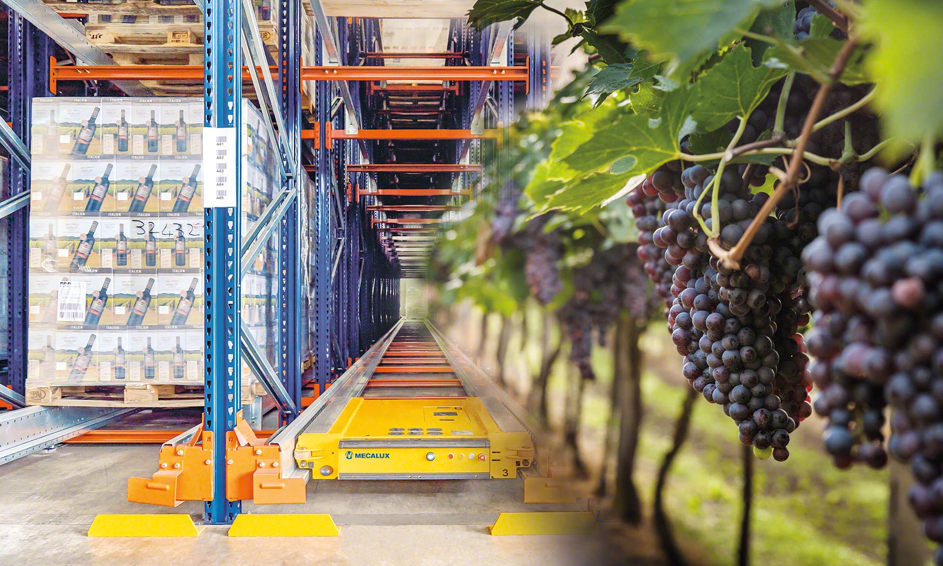 自動化提高了葡萄酒倉儲的效率和安全性