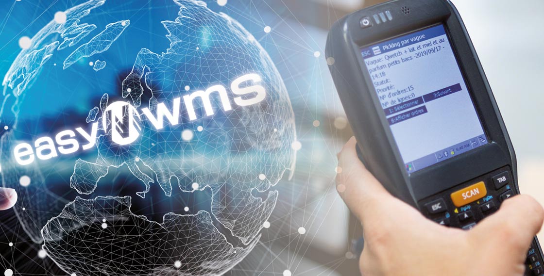 The WMS syncs the stock of all the distribution centers