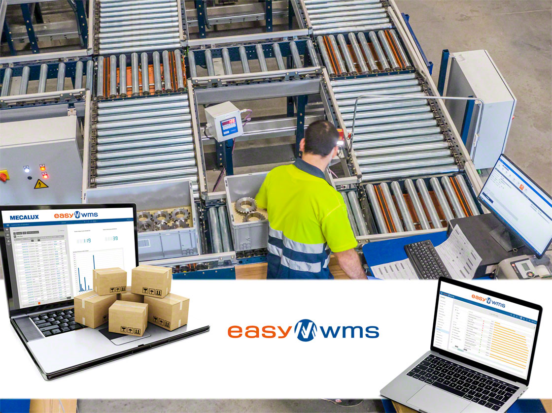 倉庫管理係統（例如Easy WMS）的實施是協調區域采摘商品和操作員運動的必要條件