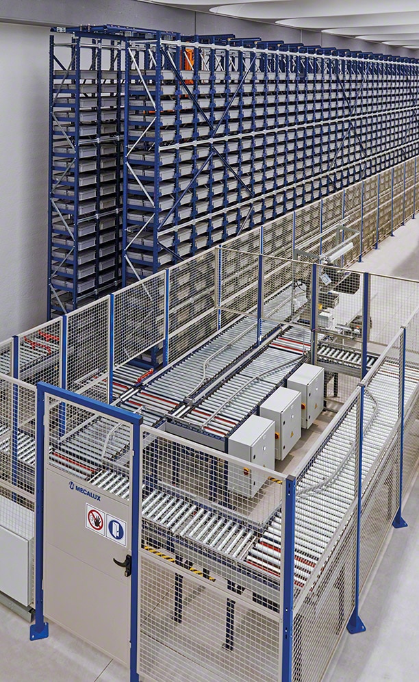 20,000 Stock Keeping Units (SKUs) managed in the automated warehouse for boxes