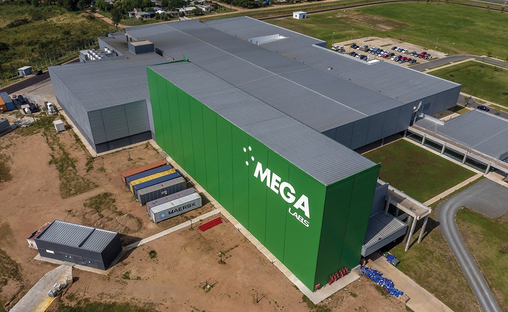 The Mega Pharma warehouse is set up to grow if or when the growth rate of the company so requires