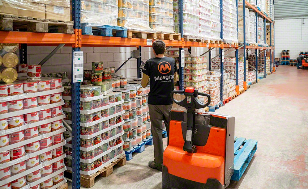 Masgrau Alimentació renovates the management of its warehouse with Interlake Mecalux WMS