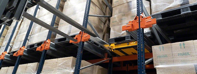 Pallet Shuttle system in Nicopan's warehouse in Atarfe (Spain)