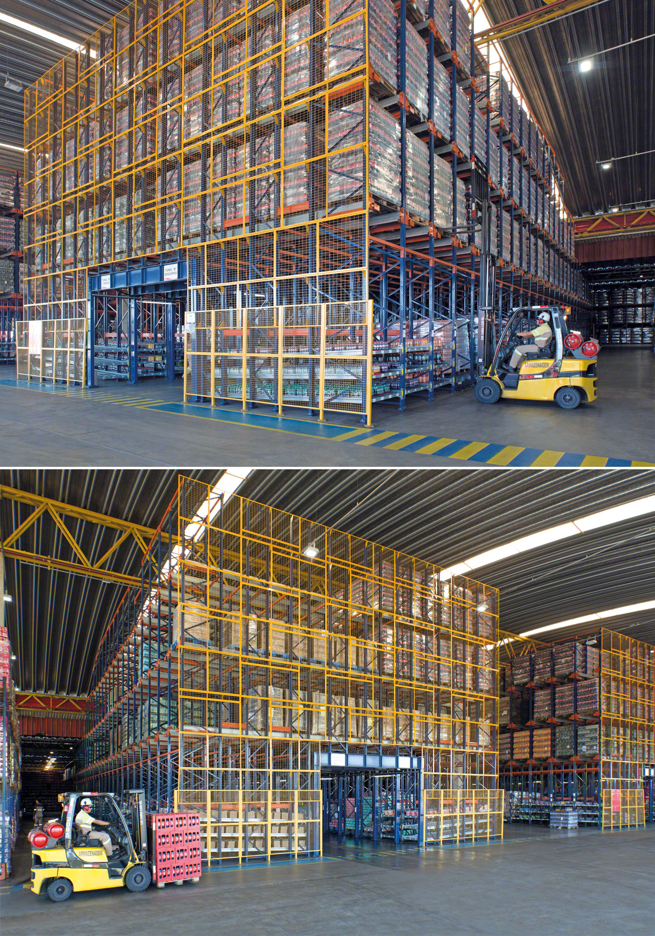 Pallet Shuttle can be combined with live storage for picking 