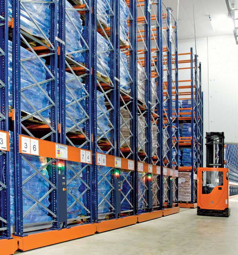 Frozen meat warehouse