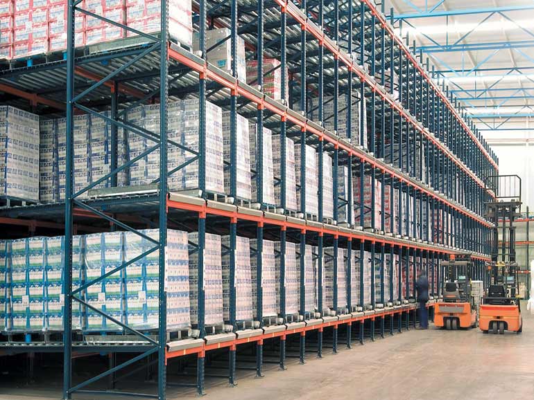 Warehouse for a company in the food sector.