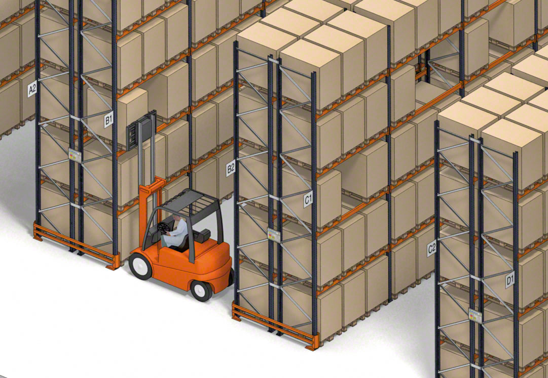 Earthquake-resistant warehouse racking in Italy for Bomi Group 在意大利Bomi集团抗震仓库货架