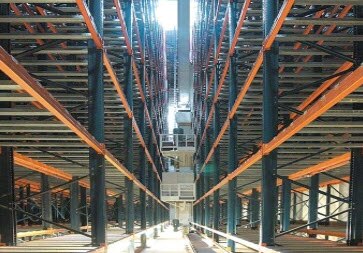 即将到来的是，赫罗纳阿尔萨莫拉包装公司的一个新的自动化包裹架仓库
