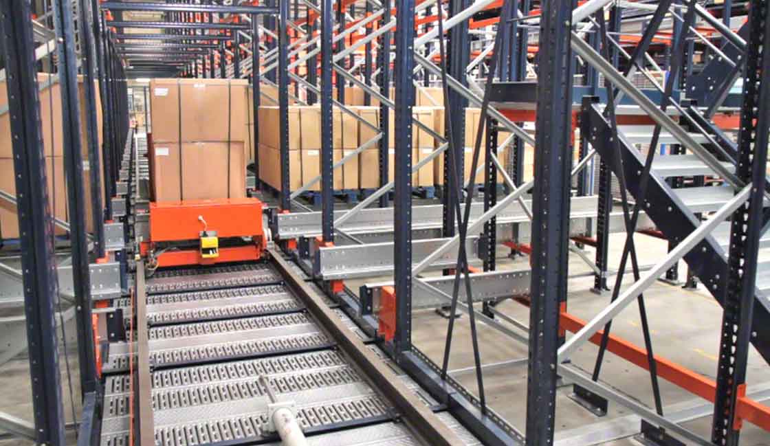 The automatic Pallet Shuttle system, an example of AI applied to logistics