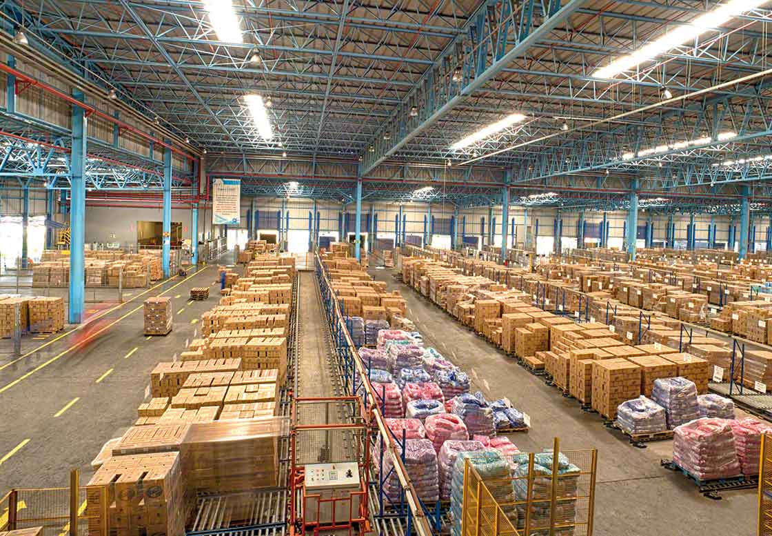 Goods consolidation is a strategy aimed at optimizing warehouse space