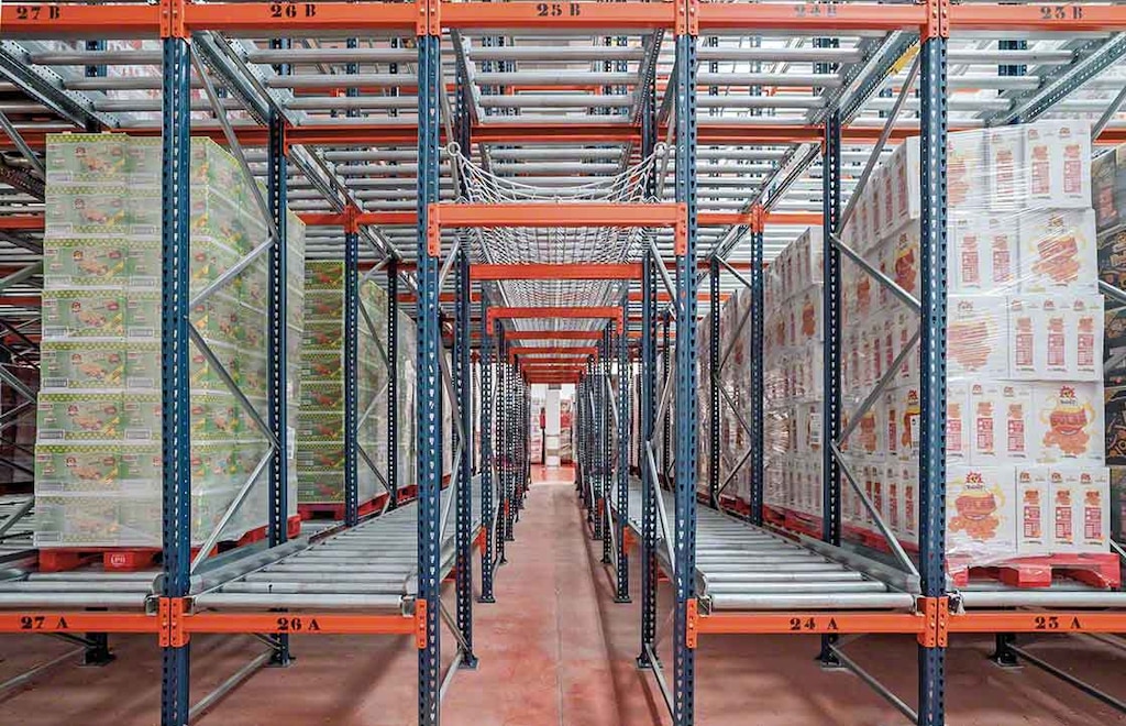 Flow rack systems have safety aisles in case of emergency Flow rack systems have safety aisles in case of emergency