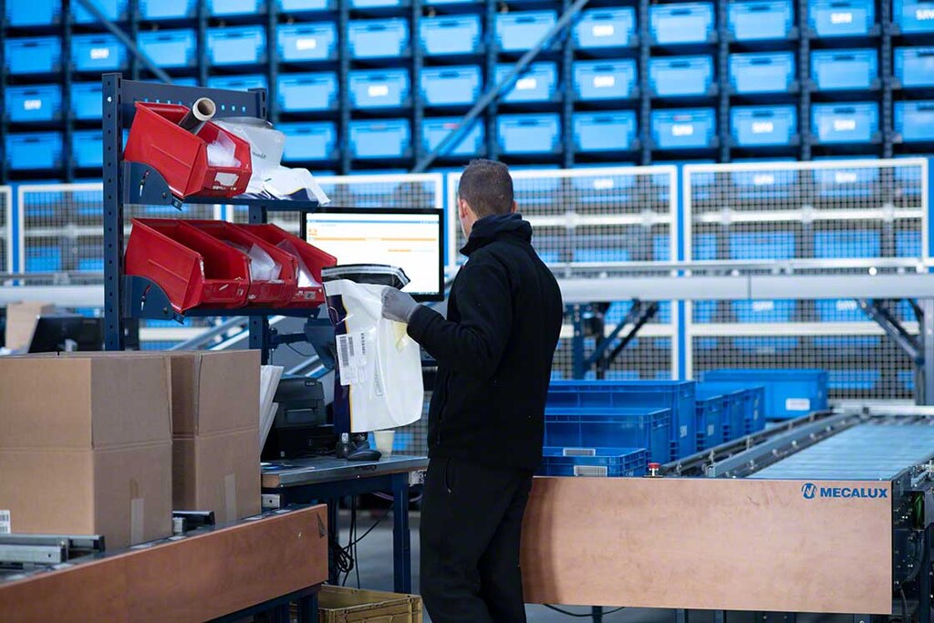 Automation and the warehouse management system bring speed, safety, and precision to kit preparation