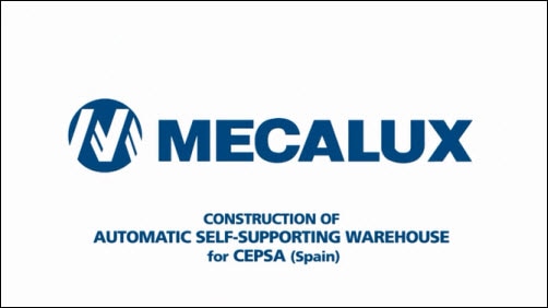 Timelapse clad-rack warehouse of Cepsa