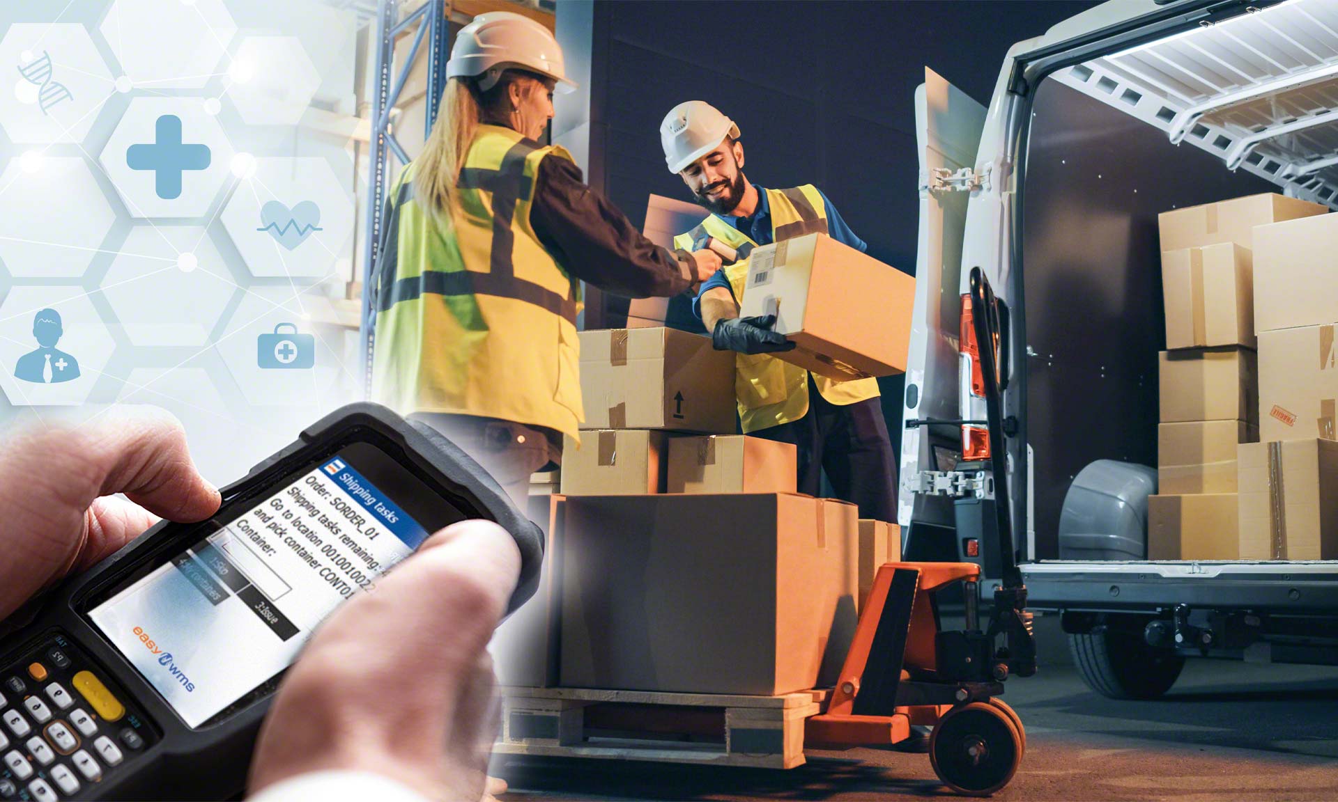 Digital control for demanding healthcare logistics operations