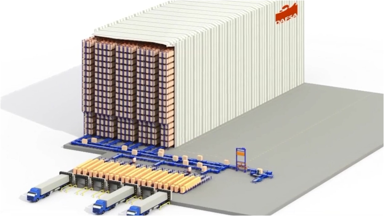 Mecalux builds a spectacular automated rack supported warehouse ready for the future Mecalux builds a spectacular automated rack supported warehouse ready for the future