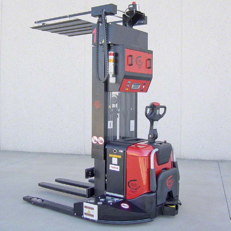 Automatic Guided Vehicles Forklifts Agv Interlake Mecalux