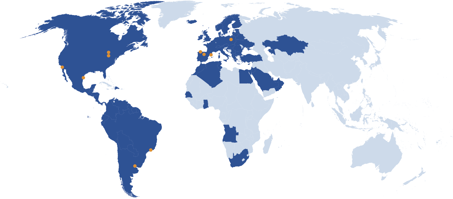 The Group's position in the world