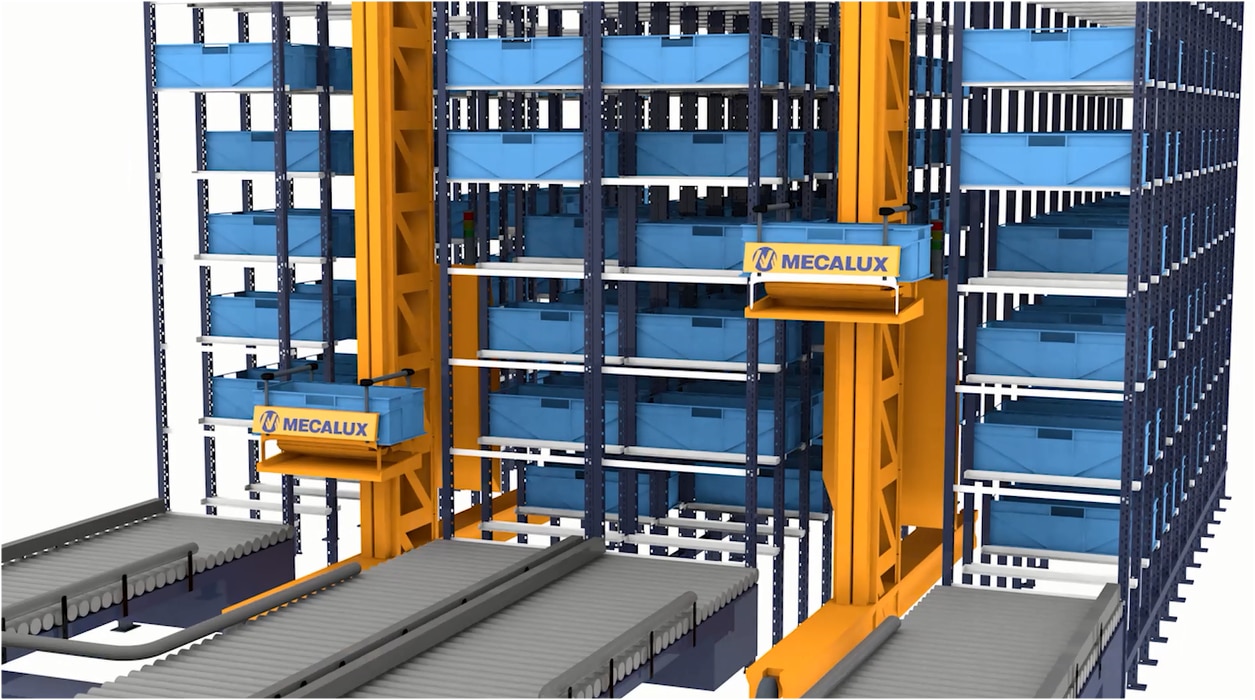 Automated miniload warehouse