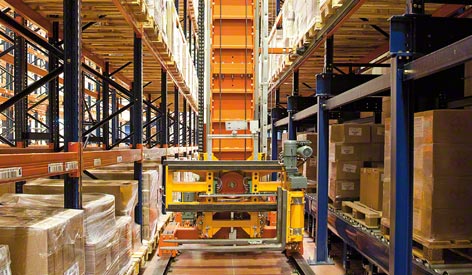 Trilateral Stacker Cranes Interlake Mecalux Trilateral Stacker Cranes Interlake Mecalux