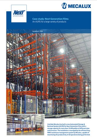 Easy WMS enables Next Generation Films to optimize their goods flow and guarantees full traceability Easy WMS enables Next Generation Films to optimize their goods flow and guarantees full traceability