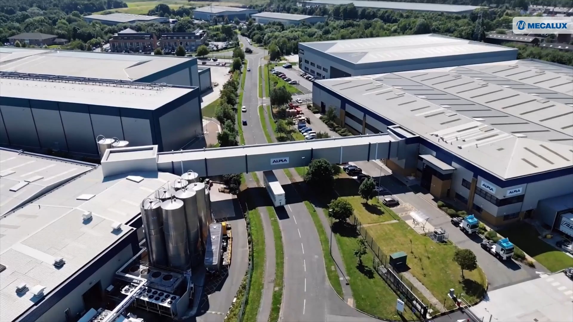 Connecting warehouse and production plant   ALPLA’s Innovative UK Conveyor Project